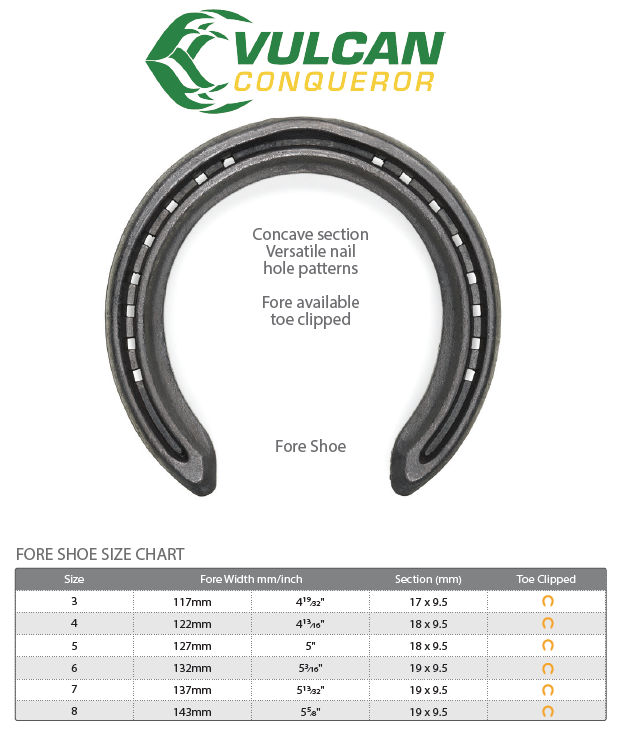 Vulcan Conqueror Front Toe-Clipped